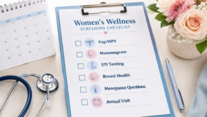 screenings do I need this year OB-GYN preventive care visit