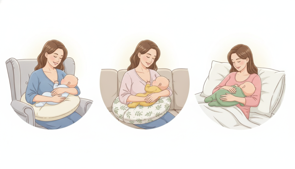 Breastfeeding positions