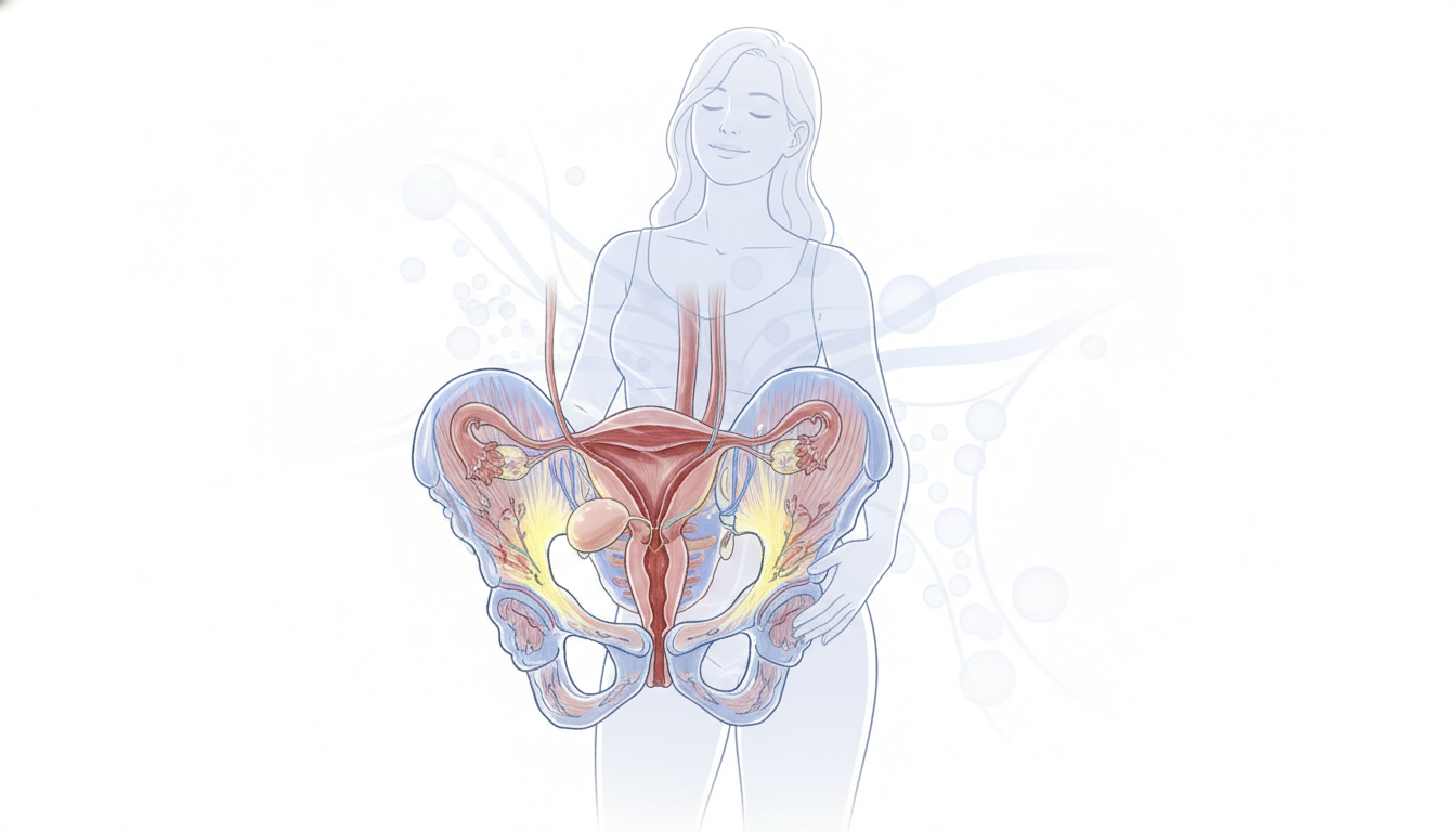 Comprehensive OBGYN doctor discussing menopause bladder changes with patient
